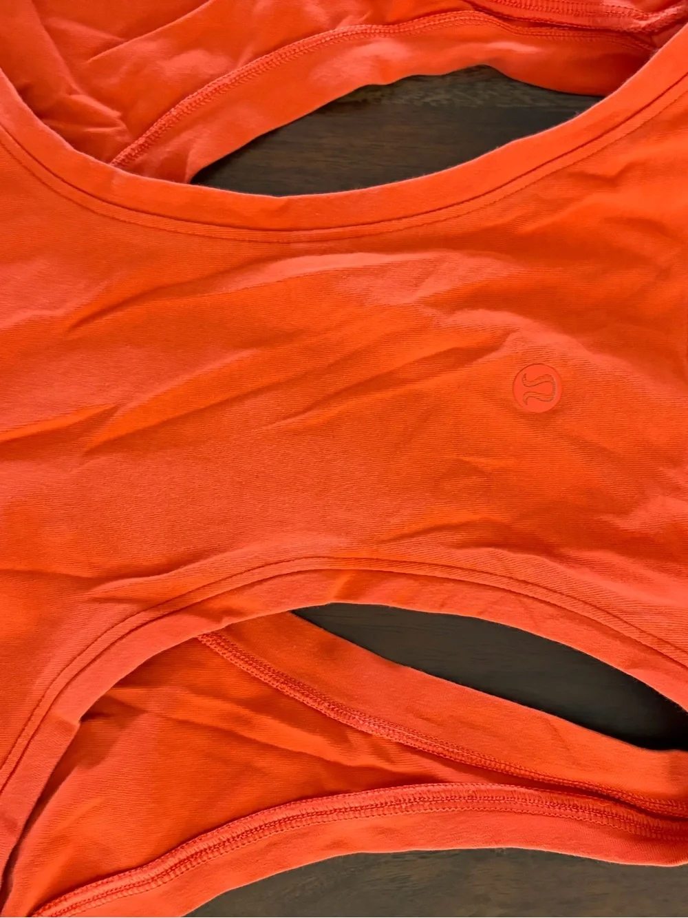Lululemon Orange Racerback 8 - Picture 4 of 5